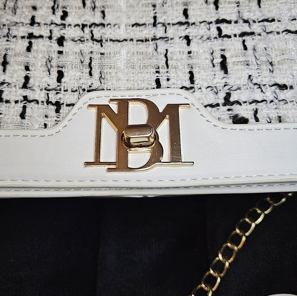 Badgley Mischka Crossbody Bag + Bag Charm - Picture 4 of 17